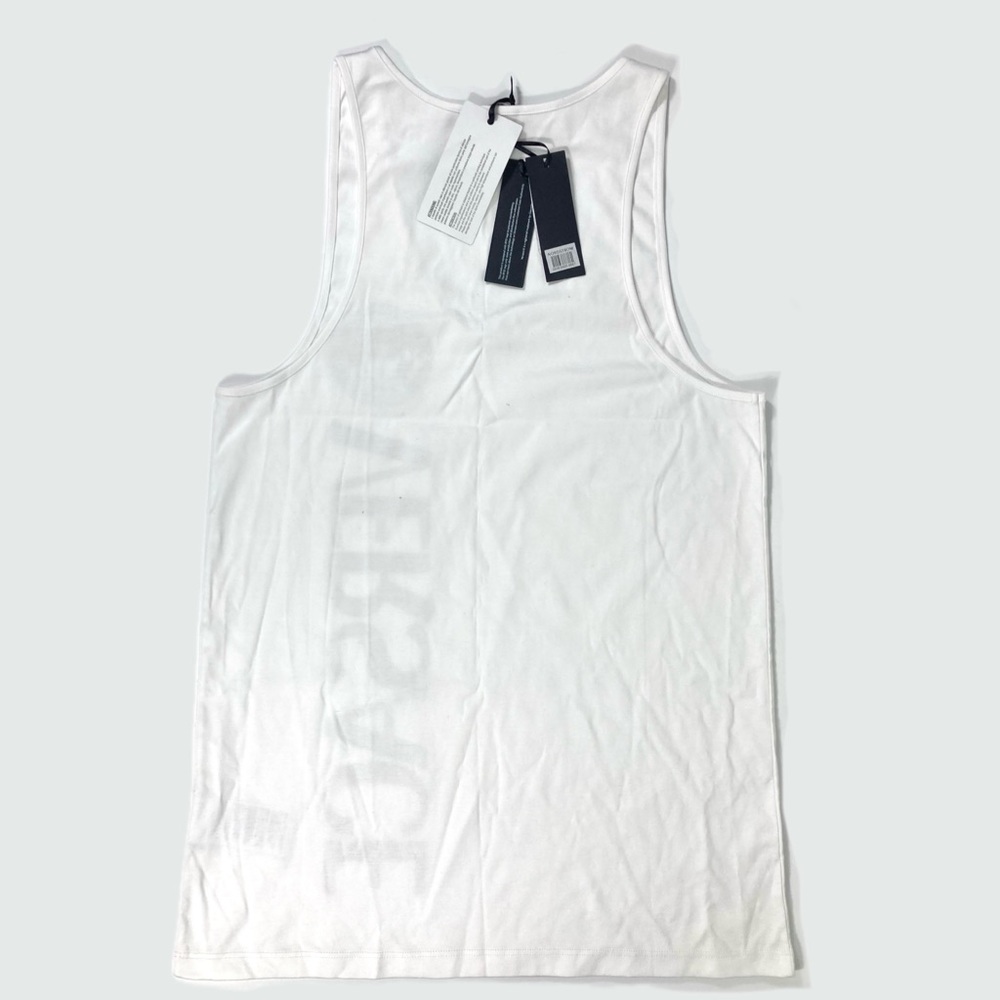 Versace Logo Cotton Women Graphic Tank White Size 44 IT 8 US NEW Designer Summer - Picture 9 of 12